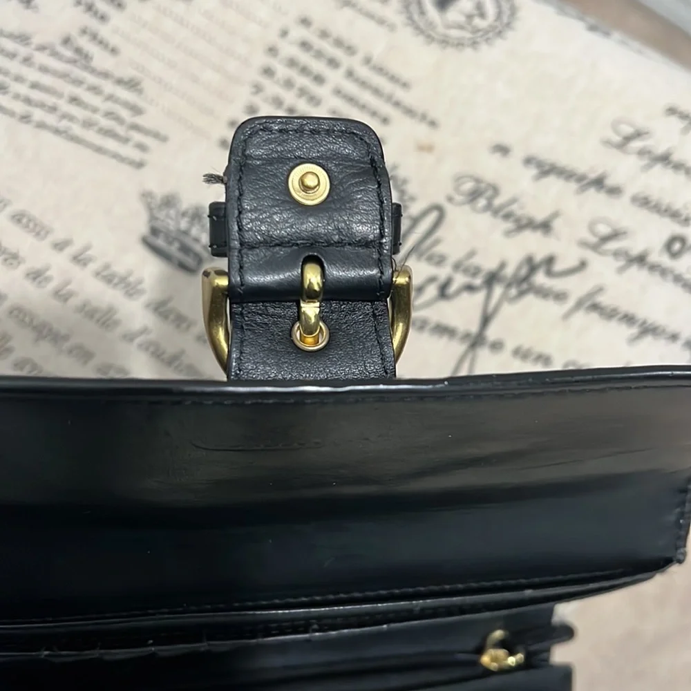 Coach Black Leather Long Wallet.  Pre-Loved. - Picture 15 of 16